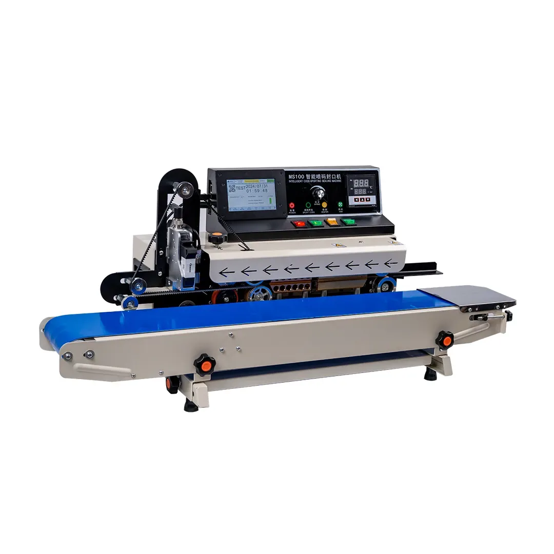 Inkjet printerli XMS100 ish stoli elektr muhrlash mashinalari